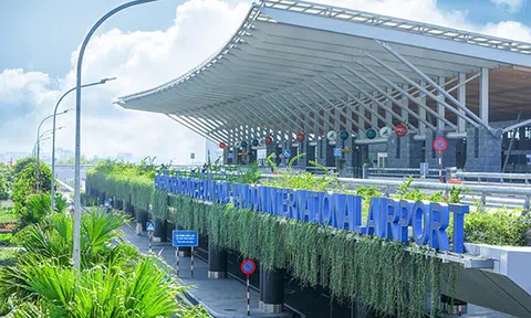 Check in sân bay sinh thái "xanh" nhất Việt Nam