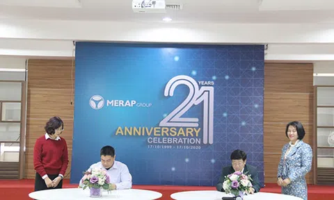 Lễ ký kết triển khai đào tạo thực hành cho sinh viên Dược khoa khóa 21 tại Công ty Cổ phần Tập đoàn Merap