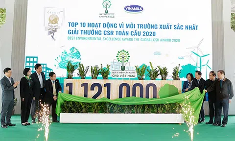 Vinamilk và quỹ 1 triệu cây xanh cho Việt Nam hoàn thành hành trình ý nghĩa với 1.121.000 cây xanh được trồng cho Việt Nam