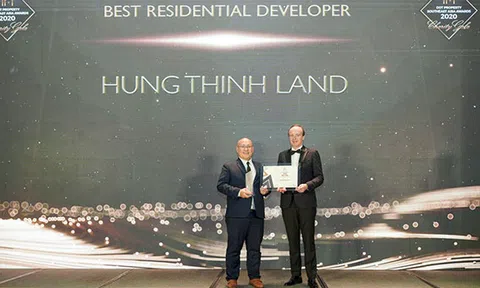 Hưng Thịnh Land nhận giải thưởng nhà phát triển bất động sản nhà ở tốt nhất Đông Nam Á 2020