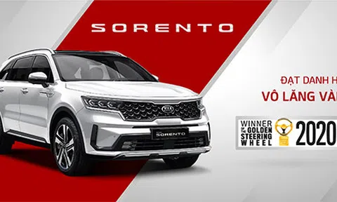 Kia Sorento (All New) liên tiếp giành chiến thắng về giải thưởng thiết kế và vận hành