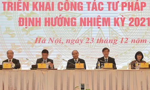 Thủ tướng: Ngành Tư pháp là nền tảng quan trọng để xây dựng đất nước
