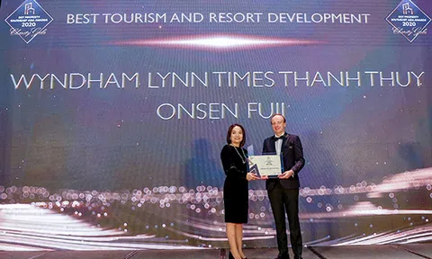 Wyndham Thanh Thủy được vinh danh dự án phát triển du lịch và nghỉ dưỡng tốt nhất Đông Nam Á 2020