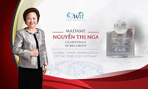 Madame Nguyễn Thị Nga được tôn vinh là đại sứ thương mại toàn cầu năm 2020