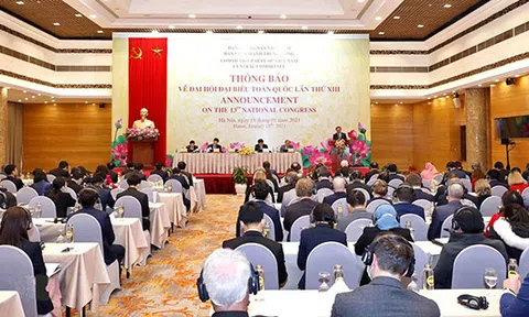 Thông báo về Đại hội XIII của Đảng tới Đoàn Ngoại giao và các tổ chức quốc tế tại Việt Nam