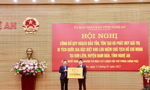 Công bố Quy hoạch bảo tồn, tôn tạo và phát huy giá trị Khu lưu niệm Chủ tịch Hồ Chí Minh tại Nghệ An