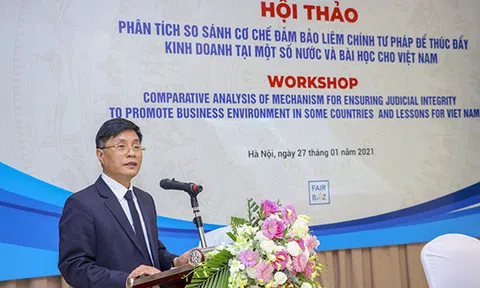 Hội thảo Phân tích so sánh cơ chế đảm bảo liêm chính tư pháp để thúc đẩy kinh doanh tại một số nước và bài học cho Việt Nam