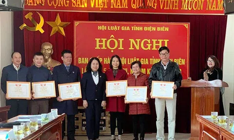 Tặng kỷ niệm chương “Vì sự nghiệp phát triển hội Luật gia Việt Nam”