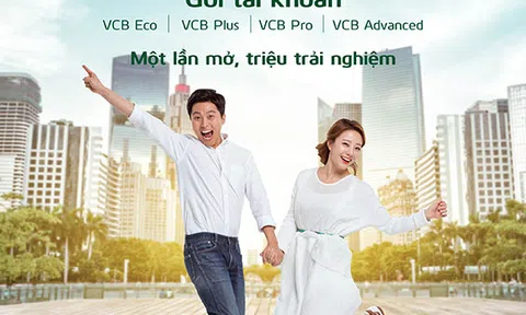 Vietcombank ra mắt 4 gói tài khoản đặc biệt vượt trội dành cho khách hàng cá nhân