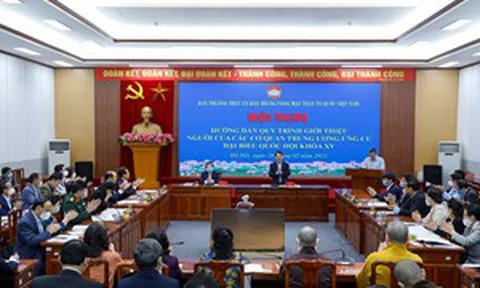 Giới thiệu người ứng cử ĐBQH thực hiện theo 3 bước