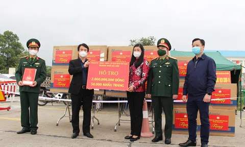 Hà Nội hỗ trợ Hải Dương 2 tỷ và 50.000 khẩu trang chống dịch Covid-19