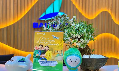 Thông điệp năm mới trên chuyến bay chào Tân Sửu của Bamboo Airways