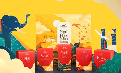Khám phá hộp quà tết "Ngũ Phúc Mãn Đường" đón Xuân Tân Sửu