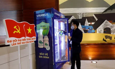 Hàng trăm ngàn sản phẩm đồ uống dinh dưỡng của Vinamilk được chọn phục vụ cho đại hội Đảng lần thứ 13
