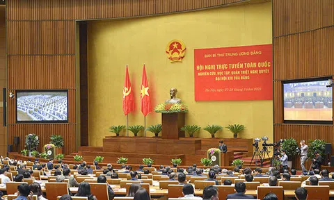 7.000 điểm cầu tham gia hội nghị trực tuyến toàn quốc nghiên cứu, học tập, quán triệt, tuyên truyền nghị quyết đại hội lần thứ XIII của Đảng