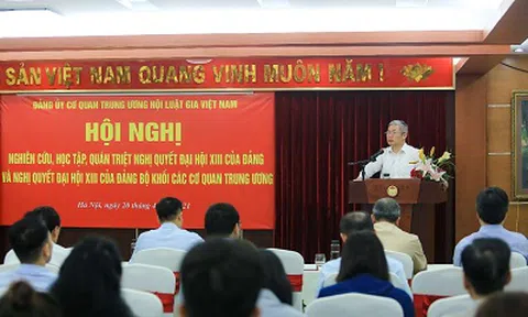 Đảng bộ cơ quan Trung ương Hội Luật gia VN tổ chức quán triệt và triển khai thực hiện Nghị quyết Đại hội XIII của Đảng