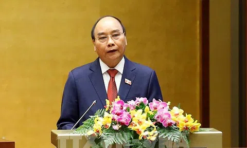 Kỳ họp thứ 11, Quốc hội khóa XIV: Ông Nguyễn Xuân Phúc trúng cử chức vụ Chủ tịch nước với 97,5% đại biểu tán thành