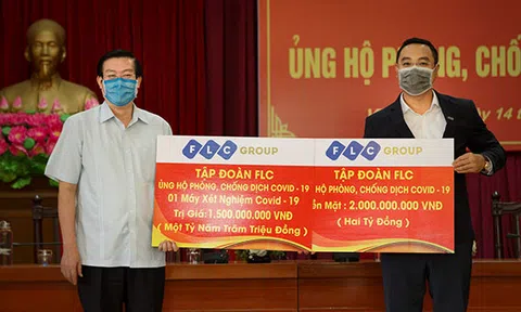Tập đoàn FLC ủng hộ 3,5 tỷ đồng chung tay cùng Vĩnh Phúc chống dịch Covid – 19