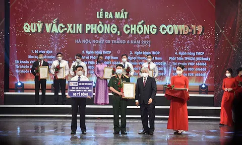 MB ủng hộ 60 tỷ đồng vào Quỹ vaccine phòng COVID-19