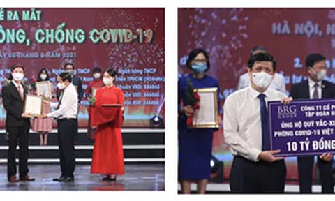 Tập đoàn BRG phối hợp cùng Ngân hàng SeABank ủng hộ 20 tỷ đồng cho Quỹ Vaccine phòng, chống Covid-19