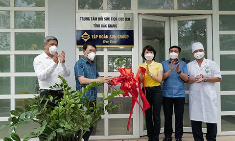 Sun Group bàn giao Trung tâm Hồi sức tích cực lớn nhất Miền Bắc cho Bắc Giang