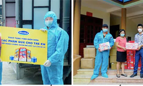 Vinamilk và quỹ sữa vươn cao Việt Nam trao 8.400 hộp sữa và nhiều quà tặng cho trẻ em đang cách ly do dịch bệnh tại Điện Biên