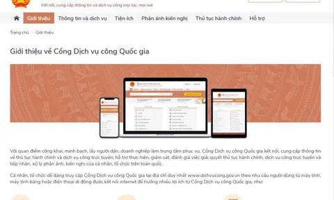 Trên 14 tỷ đồng giao dịch trực tuyến tài chính về đất đai qua Cổng Dịch vụ công Quốc gia