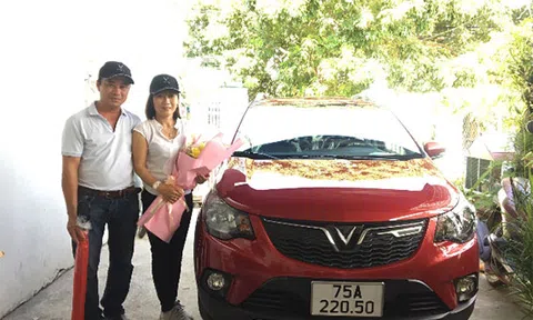 Lái thử xe tại nhà chuẩn 5K của VinFast - giải pháp tiên phong làm an lòng khách hàng mùa Covid