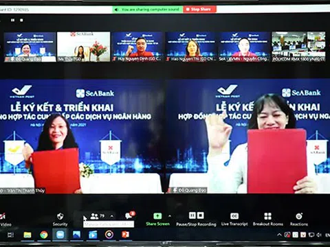 SeABank và Bưu điện Việt Nam ký kết hợp tác triển khai dịch vụ ngân hàng từ xa
