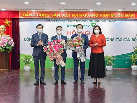 Vietcombank tổ chức lễ công bố quyết định về nhân sự lãnh đạo cấp cao