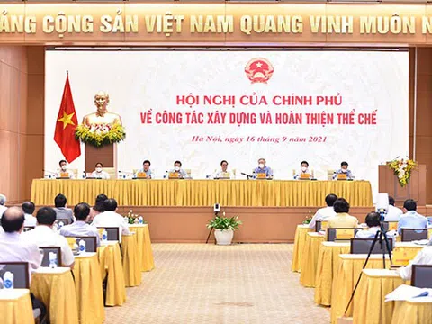 Thủ tướng Phạm Minh Chính chủ trì Hội nghị toàn quốc về xây dựng và hoàn thiện thể chế