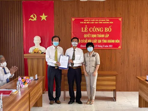 Thành lập Chi bộ Hội Luật gia tỉnh Khánh Hòa