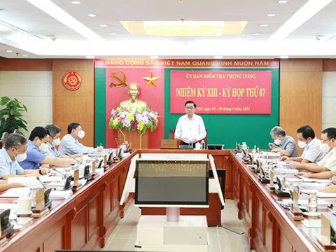 Thông cáo báo chí Kỳ họp thứ bảy của Ủy ban Kiểm tra Trung ương khóa XIII