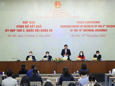 Kỳ họp thứ 2 Quốc hội khóa XV thông qua 2 Luật, 12 nghị quyết