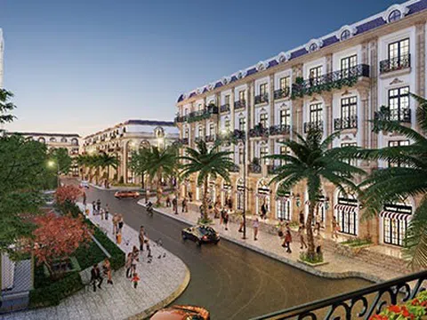 Kiến trúc Chateau (Lâu đài) “có một không hai” tại Shophouse D'. Metropole Hà Tĩnh