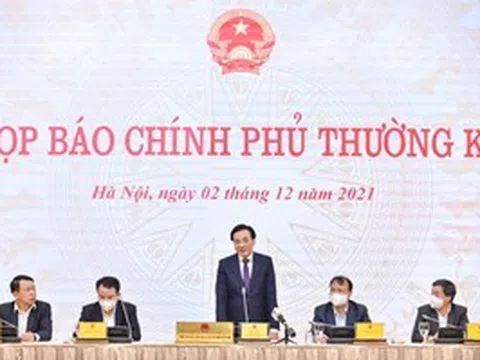 Họp báo Chính phủ tháng 11: Làm rõ nhiều vấn đề dư luận quan tâm