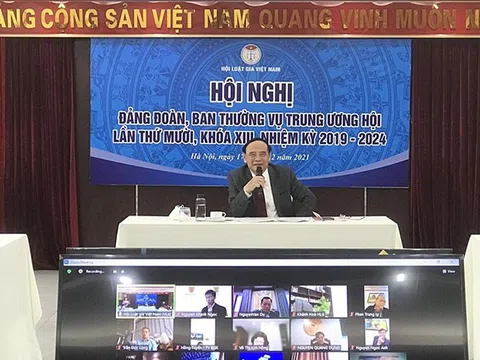 Đảng đoàn, Ban Thường vụ Trung ương Hội Luật gia Việt Nam họp Hội nghị liên tịch lần thứ mười