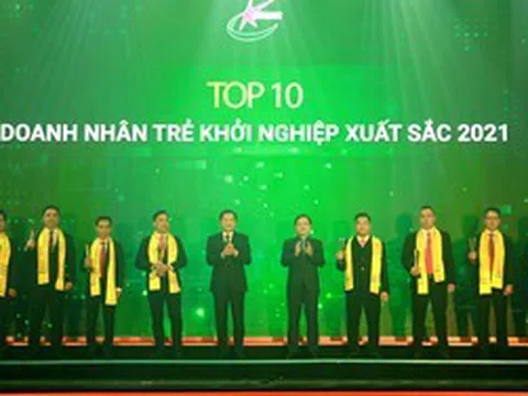 Vinh danh Doanh nhân trẻ khởi nghiệp xuất sắc năm 2021