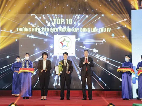 Tập đoàn GFS xuất sắc dành danh hiệu Top 10 thương hiệu tiêu biểu Ngành Xây dựng lần thứ IV năm 2021