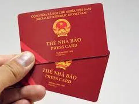 Quy định mới về cấp, đổi thẻ nhà báo