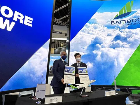 Bamboo Airways ký thỏa thuận động cơ trị giá 60 triệu USD với SR Technics, thảo luận mua Boeing 777X tại Singapore Airshow