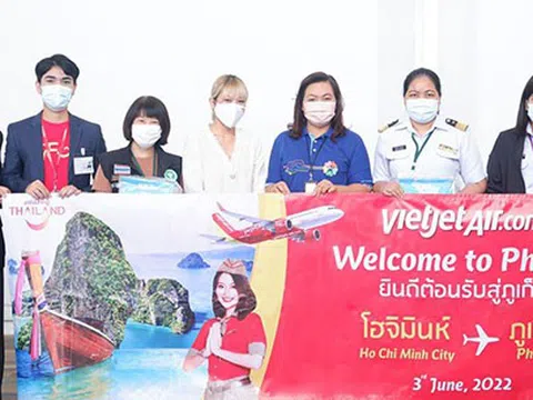 Vietjet đã nối lại đường bay đến thiên đường du lịch Phuket