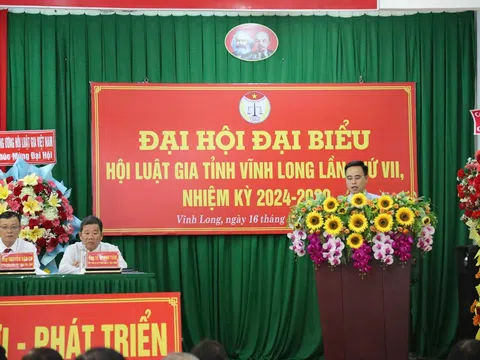 Đại hội Đại biểu Hội Luật gia tỉnh Vĩnh Long lần thứ VII, nhiệm kì 2024 – 2029