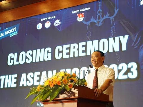 Chung kết  Cuộc thi Quốc gia The Asean moot 2023: Giải nhất thuộc về đội thi của Trường Đại học Luật Hà Nội