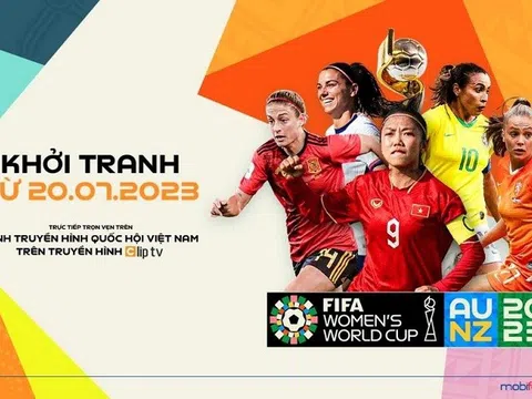 ClipTV chính thức sở hữu bản quyền giải World Cup nữ 2023