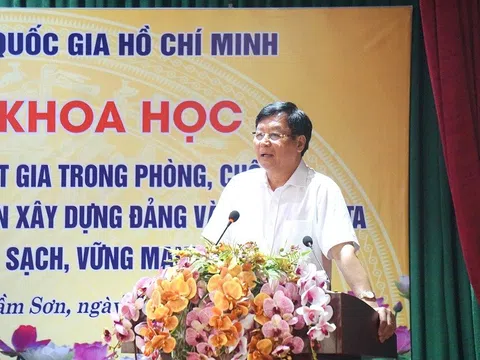 Phát huy vai trò của Luật gia trong phòng, chống tham nhũng, tiêu cực góp phần xây dựng Đảng và Nhà nước ta ngày càng trong sạch, vững mạnh