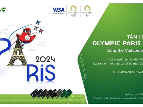 Nhận chuyến đi Pháp 5 ngày 4 đêm xem Olympic 2024 cùng thẻ Vietcombank Visa