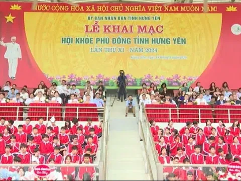 Vietcombank Phố Hiến đồng hành với Hội khỏe Phù Đổng tỉnh Hưng Yên lần thứ XI