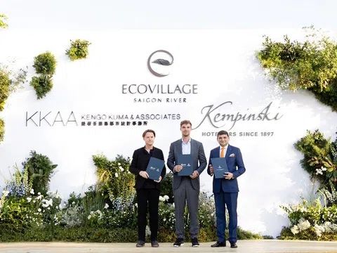 Kempinski Saigon River – Thương vụ hợp tác mới của Nhà sáng lập Ecopark, Kempinski Hotels và nhà kiến trúc đương đại - Kengo Kuma