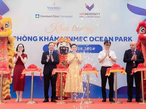 VINMEC khai trưong phòng khám đa khoa quốc tế tại VINHOMES OCEAN PARK